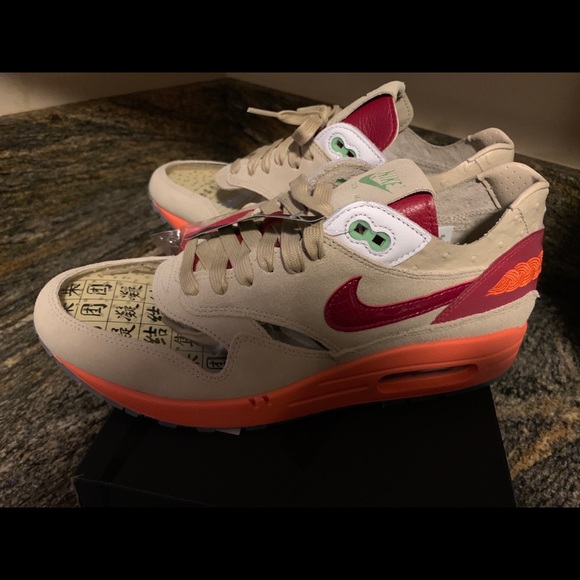 CLOT X AIR MAX 1 'KISS OF DEATH' 2021 - Picture 2 of 7